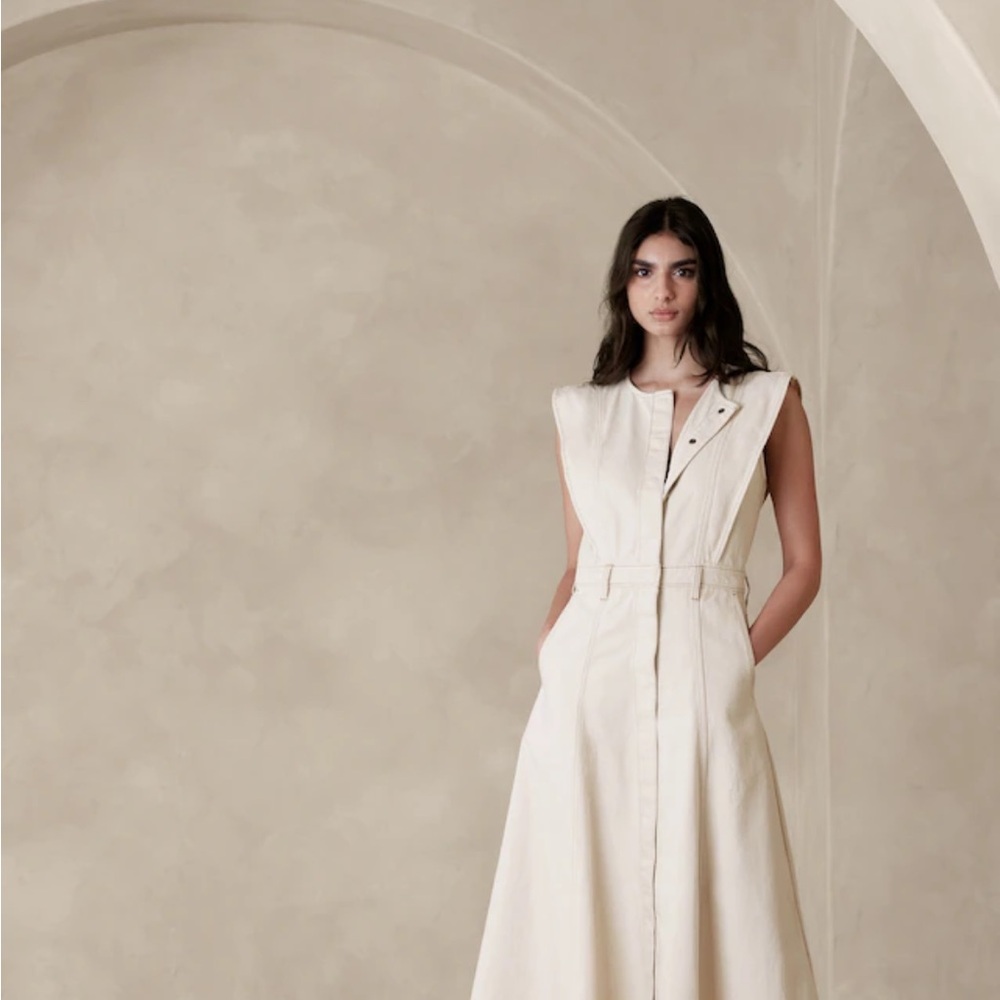 Banana Republic Ella Denim Midi Dress
